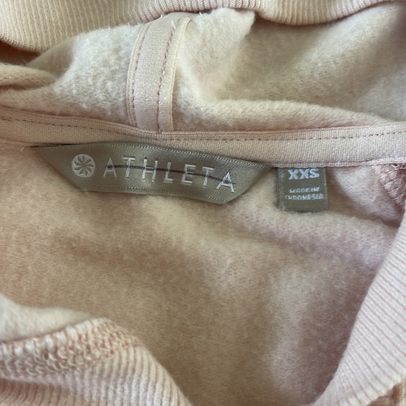 Athleta Light Pink Moonrise Hoodie Sweatshirt - Picture 5 of 10